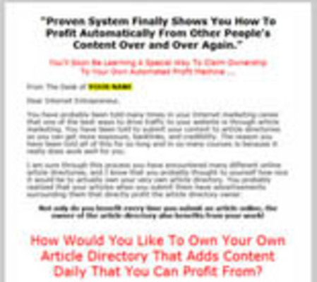 Product picture Automated Profit System