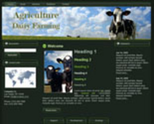 Product picture Dairy Farming WordPress Theme