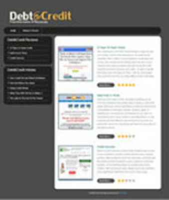 Product picture Debt Credit Review Site