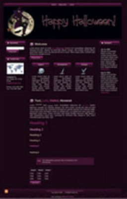 Product picture Halloween Witch WordPress Theme