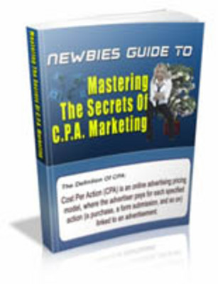 Product picture Mastering CPA Marketing