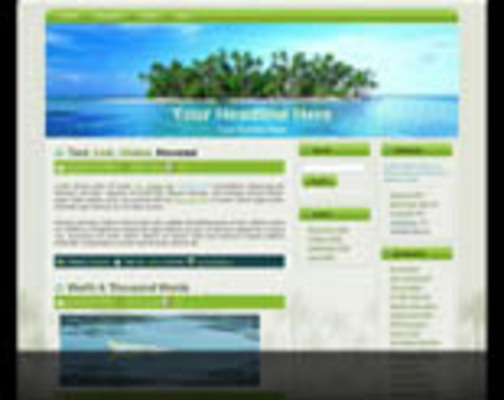 Product picture Palm Tree Island Wordpress Theme