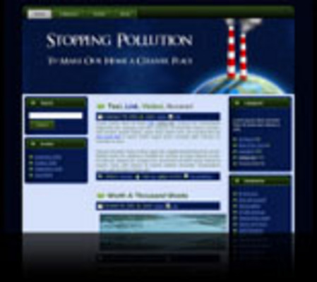 Product picture Pollution Wordpress Theme