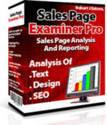 Product picture Sales Page Examiner Pro V2.0