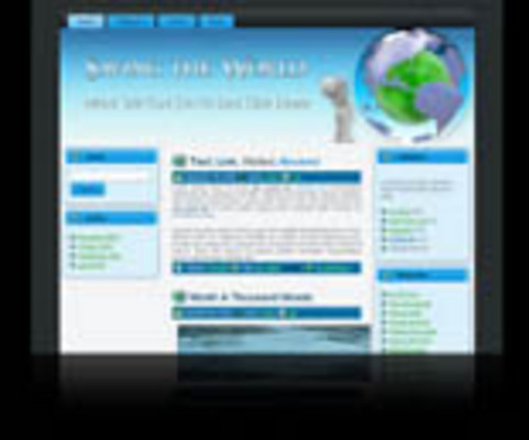 Product picture Save The World Wordpress Theme