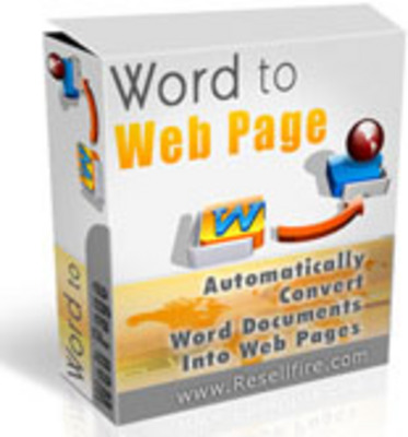 Product picture Word to Webpage